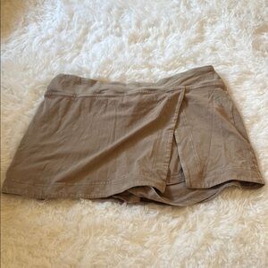 Tan Mini Skirt